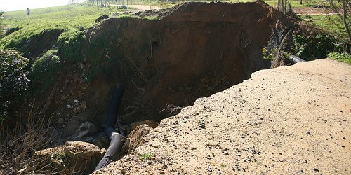 Destrozos por las lluvias y dejadez política