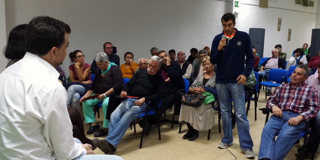Intervención del público asistente en el Acto Público 2.0